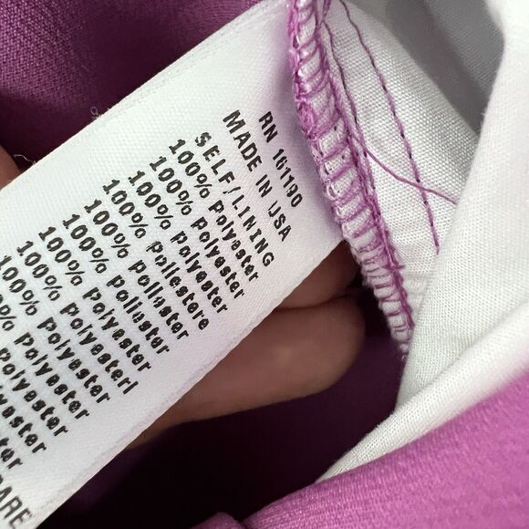 AKNVAS Size 10 High Rise Pleated Straight Leg Trouser Suit Pant O'Connor Orchid - Picture 5 of 5